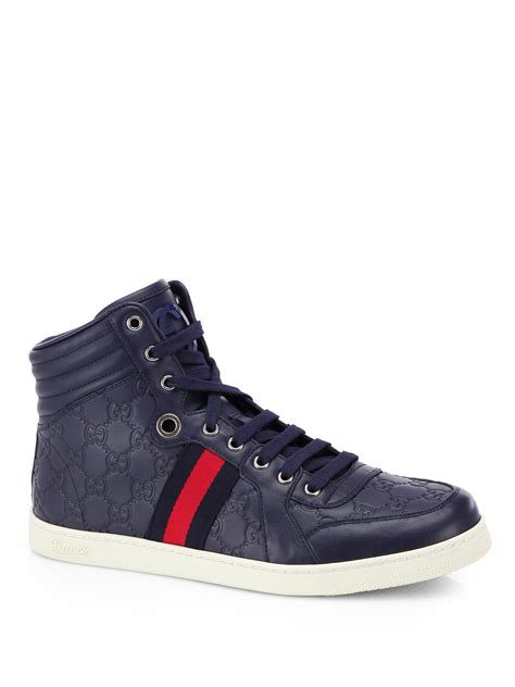 blue ny gucci shoes|Gucci guccissima men's shoes.